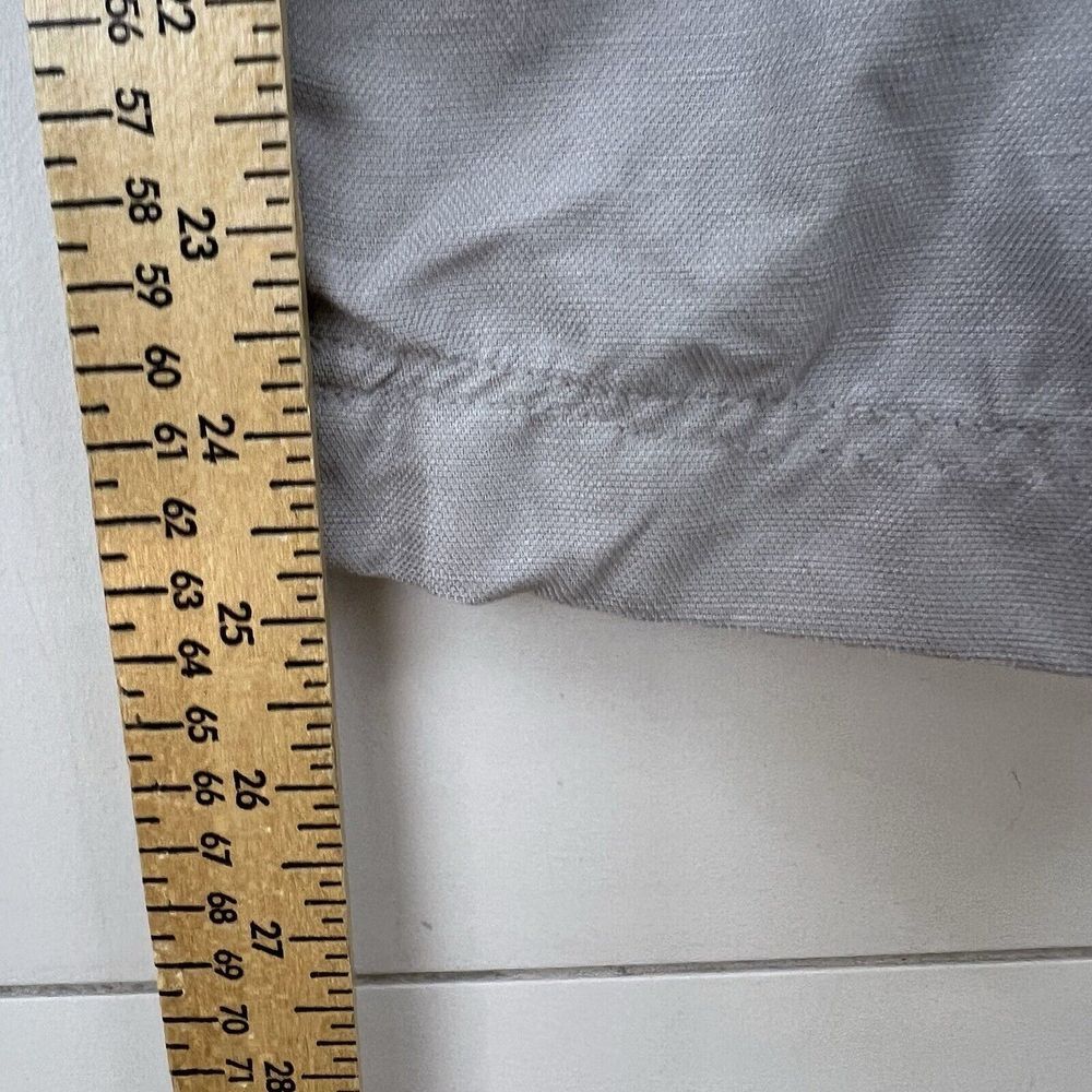 Wilfred 4 Jallade‎ Gray Linen Trousers Pants Tie Waist Crop Belted - Picture 9 of 10